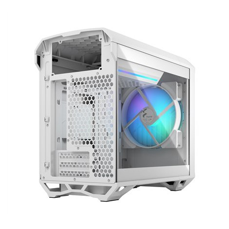 Fractal Design | Torrent Nano RGB White TG clear tint | Side window | White TG clear tint | Power supply included No | ATX - 21
